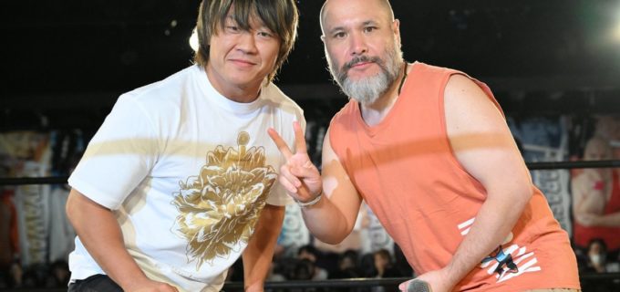 【DDT】NOAH参戦中の遠藤哲哉がサプライズ来場！8.11両国でアントーニオ本多と組み、佐々木大輔＆DOUKIと対戦へ！