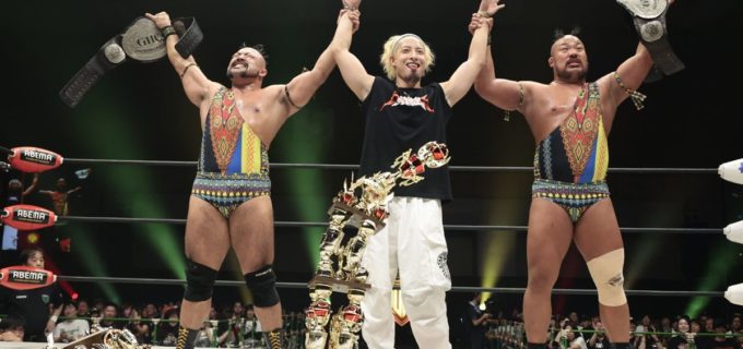 【ノア】古舘伊知郎への暴挙も不発！征矢学＆飯野雄貴がTEAM 2000Xの無法を粉砕し、GHCタッグ初防衛「YO-HEYちゃん帰ってきて､また､この情熱RATEL’Sも勢いがつくぜ」