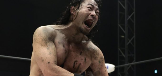 【ノア】EitaがBUSHIの毒牙を切り裂きGHCジュニアV2！不気味な刺客カイ・フジムラの襲撃にも王者として「最高じゃねえか。なあ、遊んでやるよ」