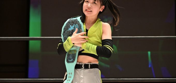 【東京女子】鈴芽が上原わかなを破りインター王座V4！「この夏を始めることができたので、このベルトをずっと守っていこうと思います」