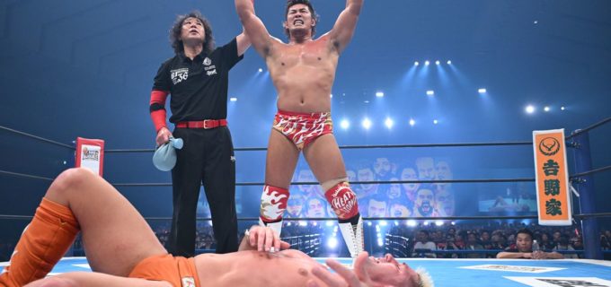 【新日本】「俺が世界のリングのド真ん中に立つ」上村優也が『G1』メインでザック・セイバーJr. を撃破し優勝宣言