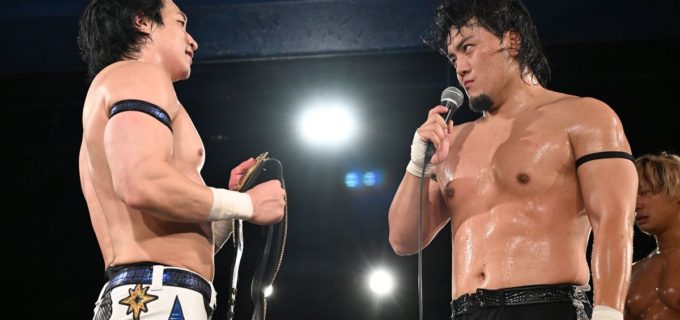 【DDT】「KO-D無差別級のベルト獲らないと、俺はここに並べない」MAOが王者･上野勇希への強烈なジェラシーと覚悟を激白！