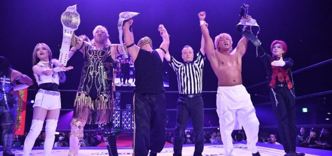【DDT】ビエント・レバンテが後輩トリオに執念の勝利でKO-D6人タッグ王座初戴冠！怒りの正田壮史がリターンマッチ要求