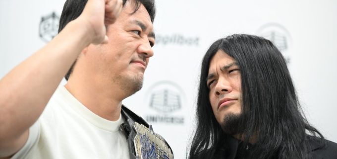 【DDT】田口隆祐と佐々木大輔が8・30王座戦へ火花！ 会見は両者が「ガッテム！」を連発する異例の事態へ