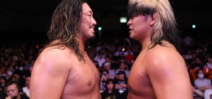 【新日本】「決勝で待ってるぜ」IWGP王者・辻陽太が『G1』予選突破の大岩陵平へ貫禄の再戦約束