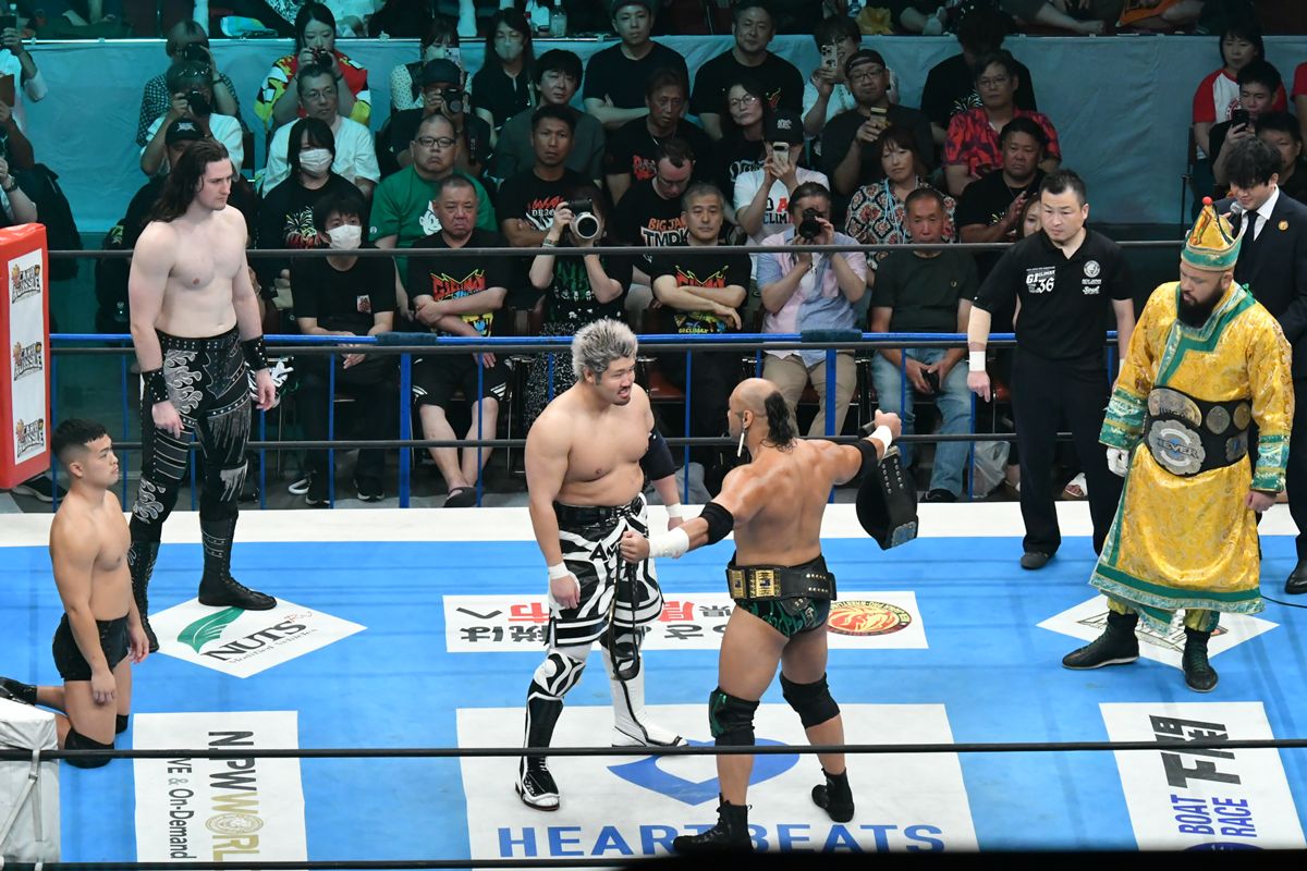 新日本】ジェフ・コブが衝撃の電撃復帰！カラム・ニューマンに宣戦布告