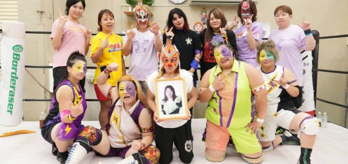 【PURE-J】8.16特別亀アリーナマッチ！ 故・プラム麻里子さんメモリアルを開催、メインは全員がライディーン鋼に変身