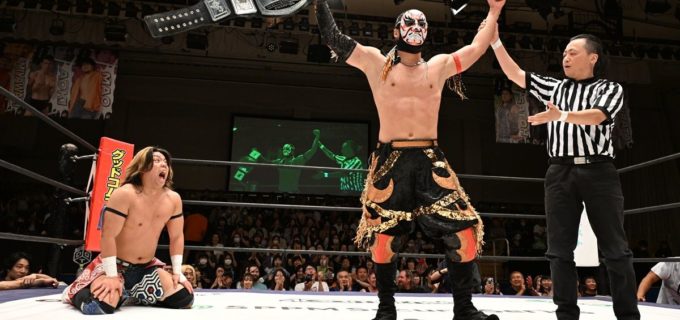 【DDT】勝俣瞬馬が必殺技封じの過酷ルール制すも…試合後に隈取が急所蹴りで王座強奪！ 傷心の王者は中津良太へ標的変更「ホントは怖いけど、超えなければならない後輩」
