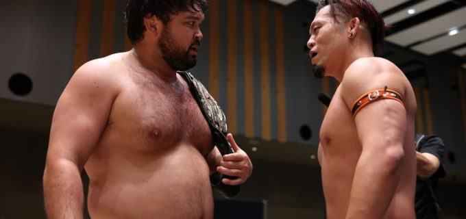 【新日本】「オイ、デブ。全部ユルいんじゃないの？」藤田晃生がNEVER王者ウルフアロンの“プロレス愛”を痛烈批判！