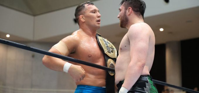 【新日本】「タイトルだって死んだ状態から蘇らせてやるべきだよな？」カラム・ニューマンがボルチンのSTRONG王座を挑発！