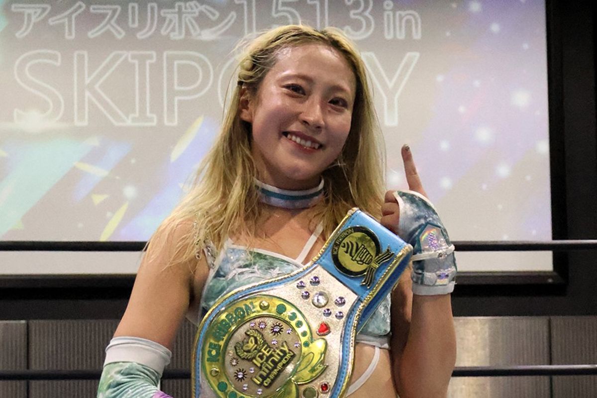アイスリボン】ICEx∞王者である柳川澄樺がみなみ飛香を撃破！初防衛