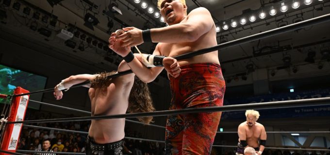 【新日本】K.O.Bの挑発により極悪G･B･Hが完全復活を宣言！金髪姿の矢野通がOSKARを屈辱の髪切り刑「俺様たちが与える痛みだけを感じろ」