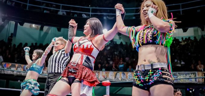 【CMLL】場外トルニージョと空中戦の応酬でコリセオ熱狂！舞華＆星来芽依＆儛島エマが強攻策を破り掴み取った再始動の白星！CMLL世界女子選手権を見据えるスターライト・キッドが無念の敗北