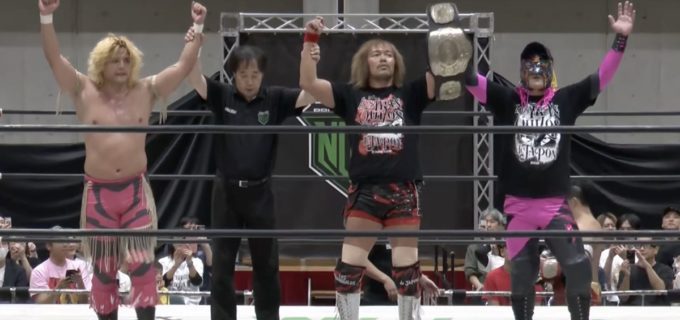 【ノア】内藤哲也が八戸初見参でマサ北宮へプレッシャー！BUSHIが謎の迷彩男を“M・P・I”と命名「VIVANT並に面白いでしょ？」と考察楽しむ