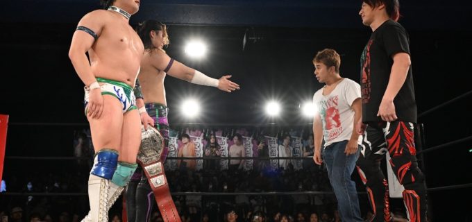 【DDT】正田＆高鹿が青木＆宮脇を破り、悲願のKO-Dタッグ王座奪取！“フリーランス”の高尾＆翔太のロマンス・ドーンが10・18後楽園で挑戦へ