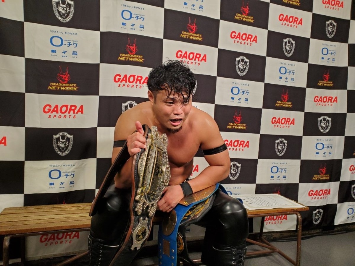 ドラゴンゲート】加藤良輝がKzyを撃破し、ドリームゲート王座初挑戦で